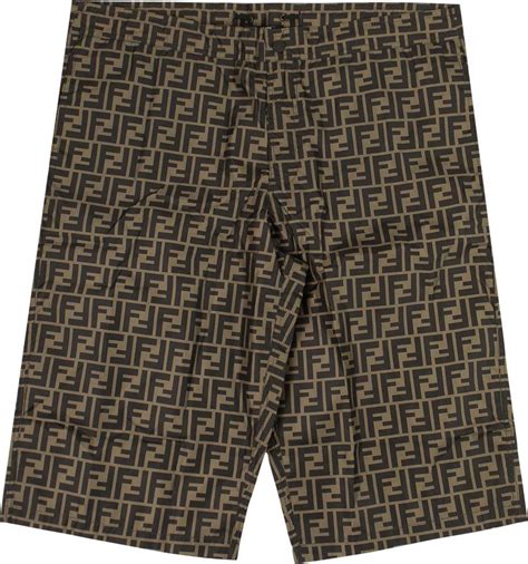 fxb077a79f fendi|Buy Fendi FF Motif Swim Shorts 'Brown' .